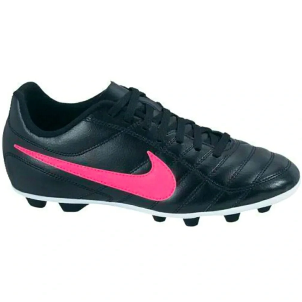 Nike hot pink & black Chaser soccer cleats